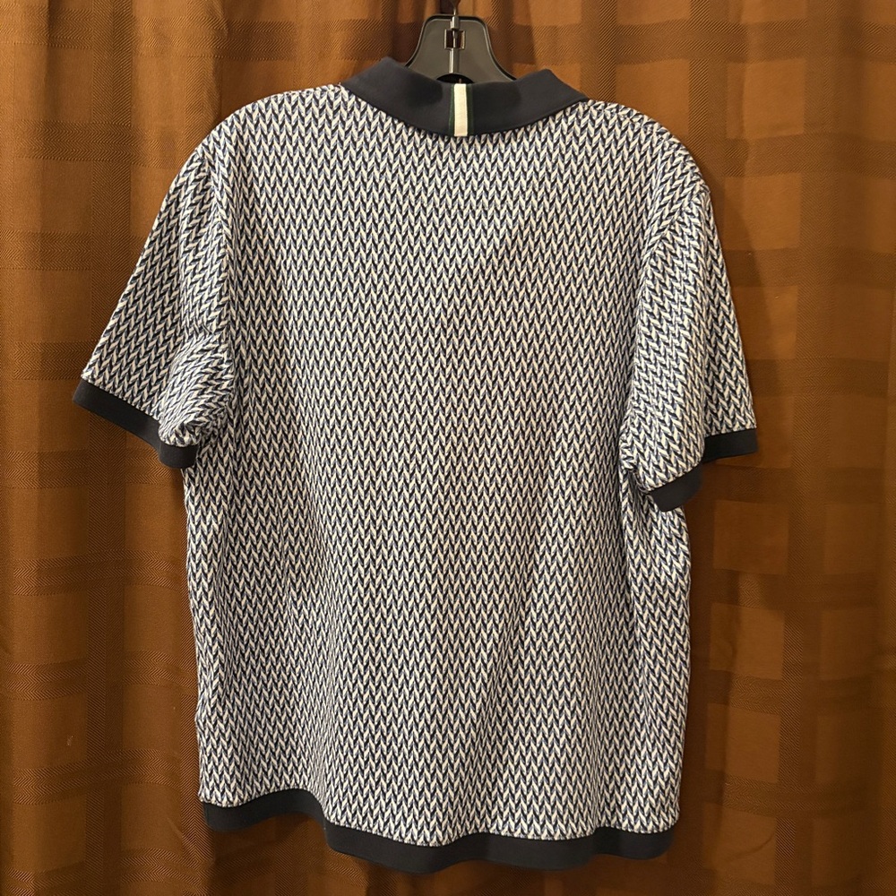 Ted Baker London Jacquard Polo Shirt size 4 or medium - Picture 4 of 6